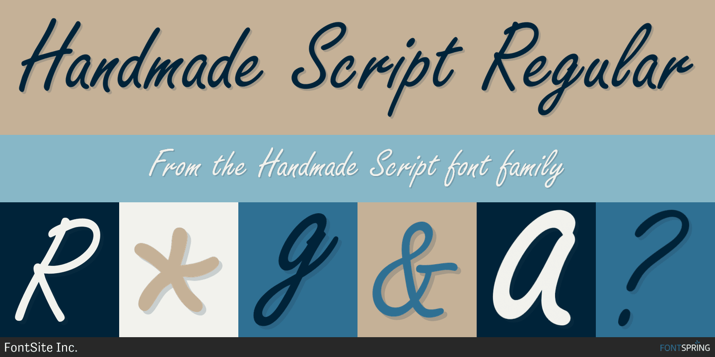 Handmade Script Font