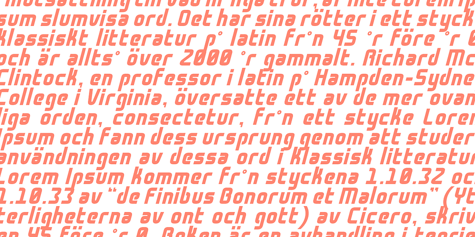 Cogan Straight font family sample image.