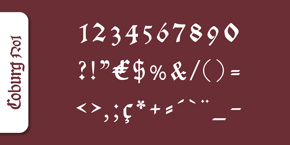 Today, blackletter fonts are mainly used decoratively.