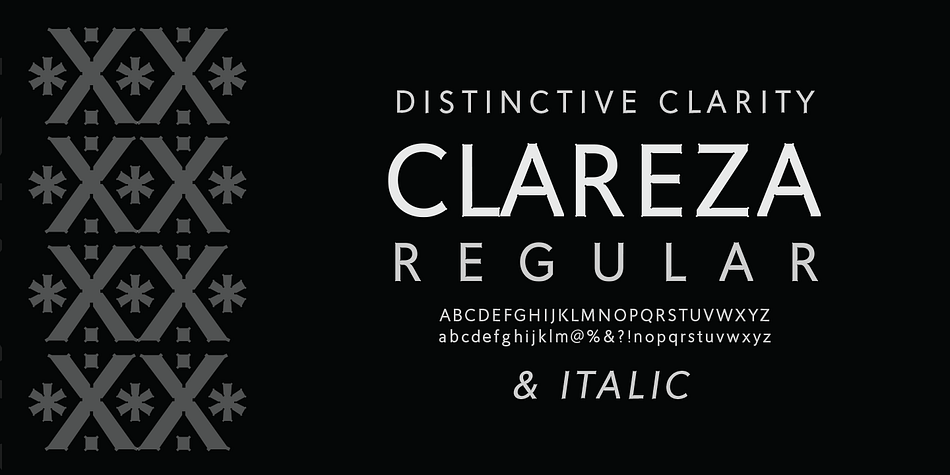 We managed to create a font that is crisp and extremely legible at all sizes but then comes to life in an interesting and unusual way when used as a display font.