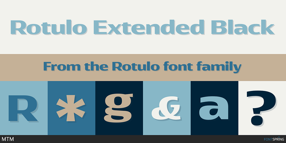 Rotulo Extended Black Font