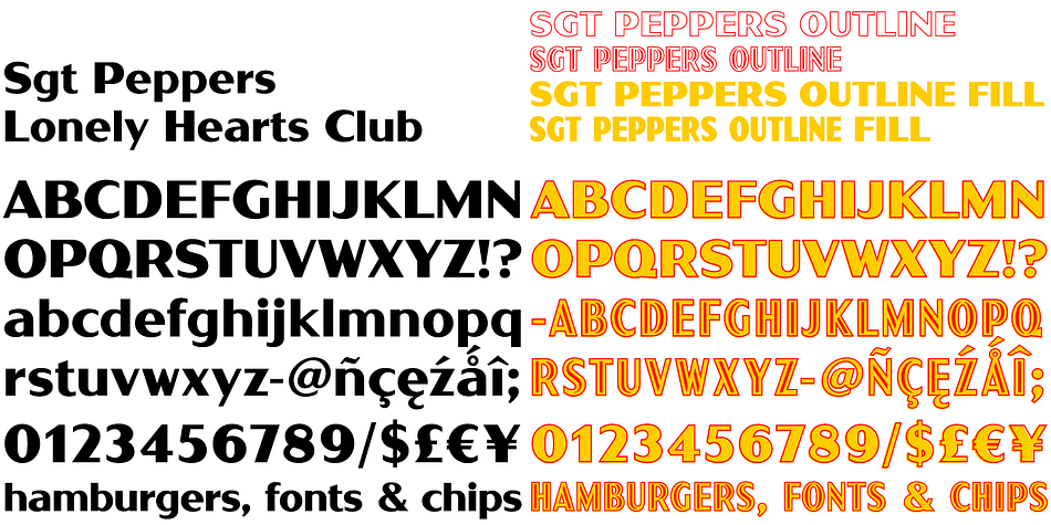 Sgt Peppers Lonely Hearts Club Font