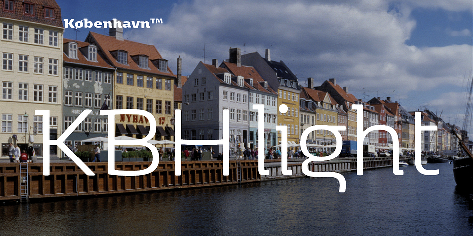 Highlighting the FP København font family.