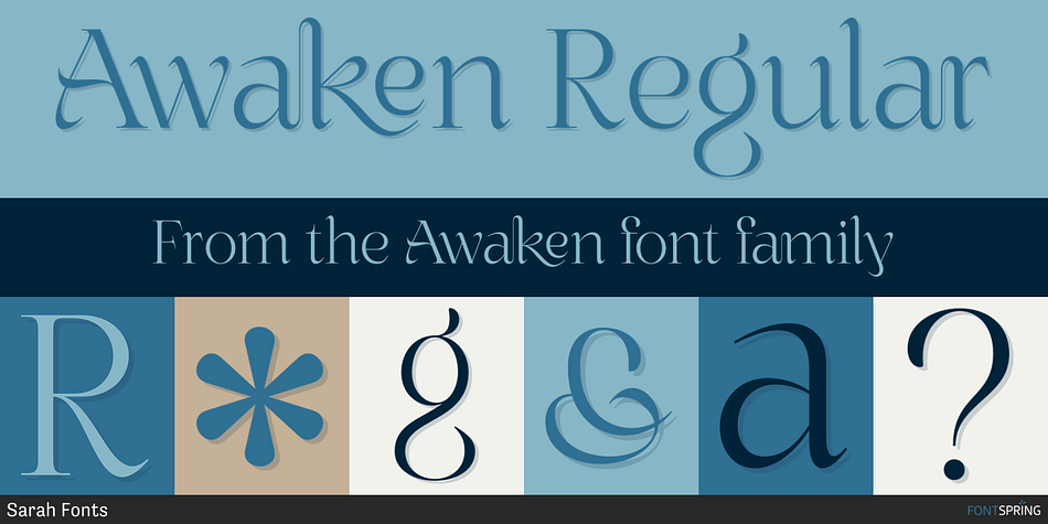 Awaken Regular Font