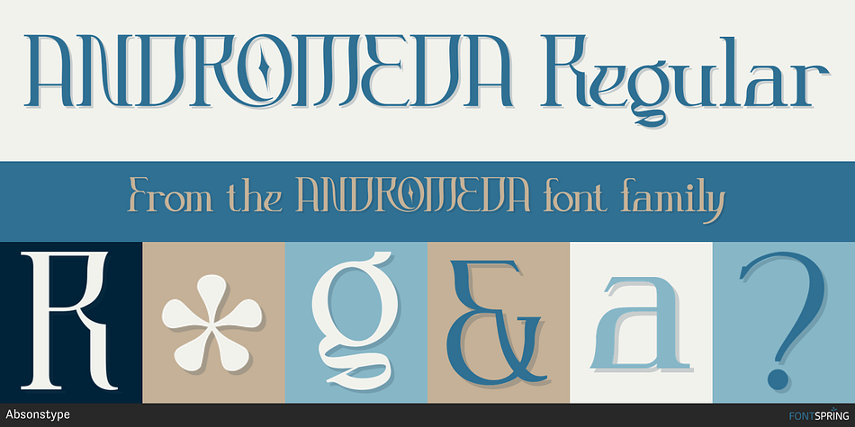 ANDROMEDA Regular Font