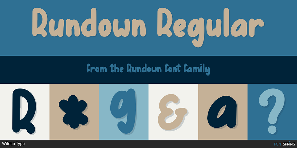 Rundown Regular Font