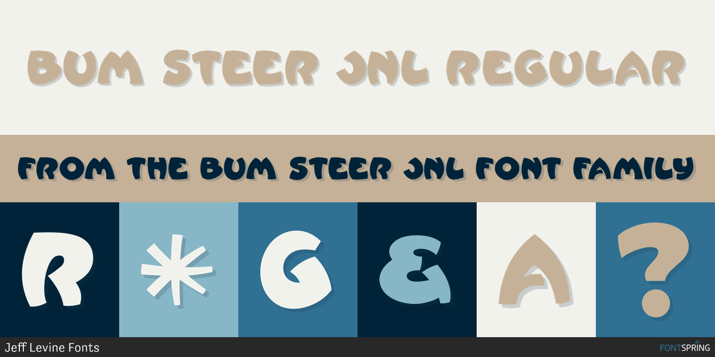 Fonts similar to Bum Steer JNL