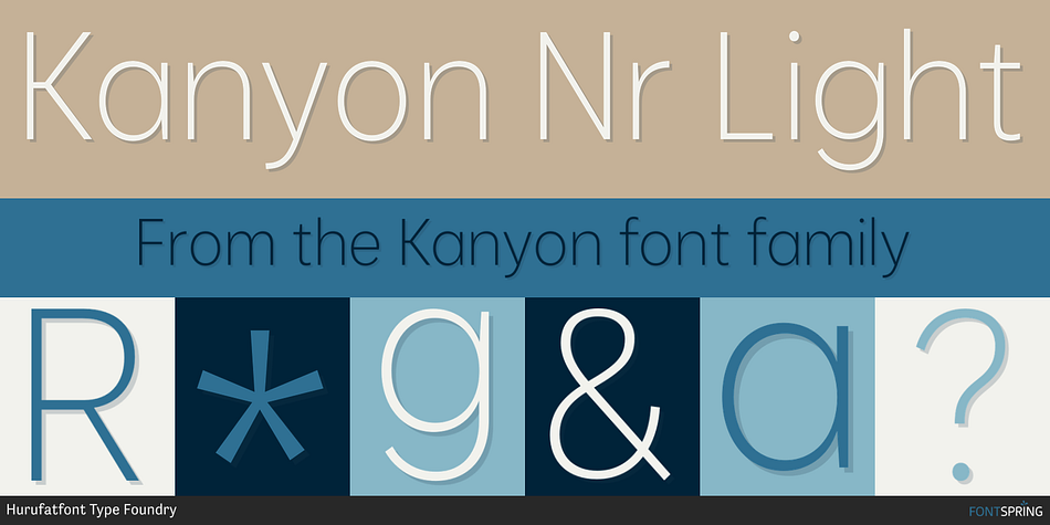 Kanyon Narrow Font
