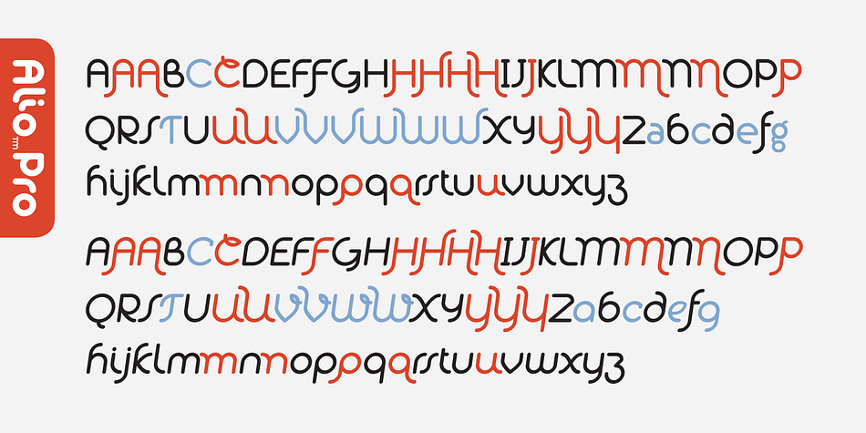 Inspired by sleek sans serifs and flowing cursives, Alio™ features the best of both worlds.