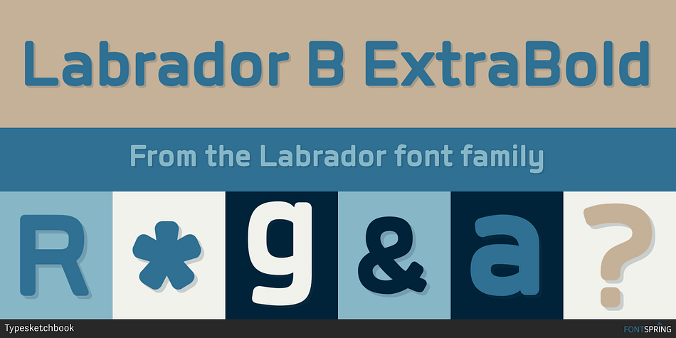 Labrador B ExtraBold Font