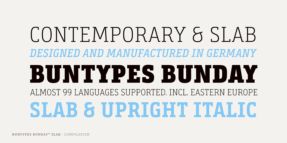 Buntypes Bunday Slab