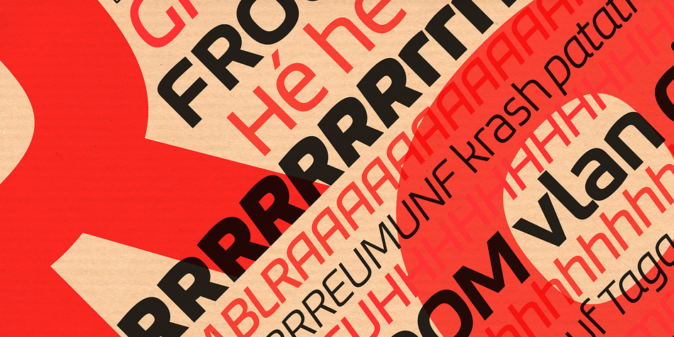 Bruum FY font family example.