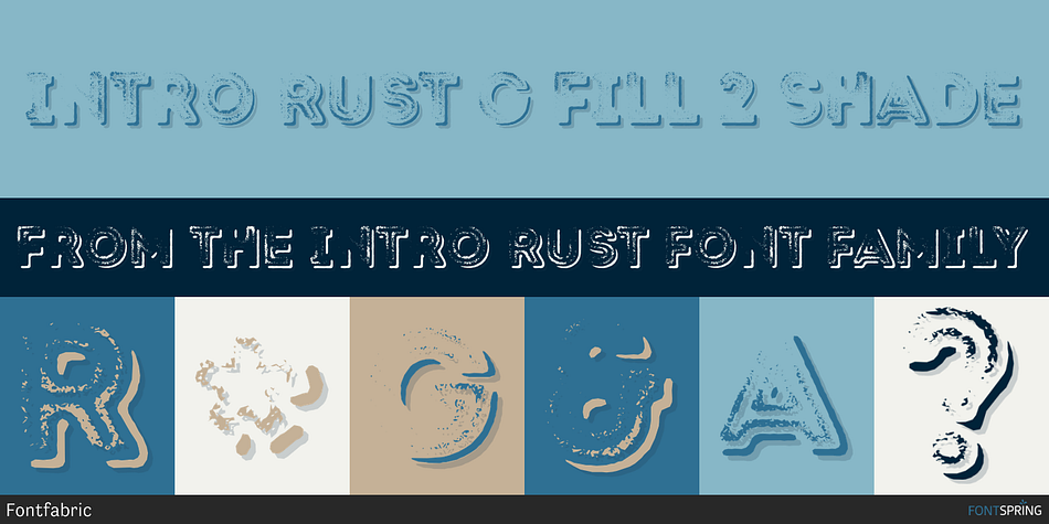 Intro Rust Grunge Font