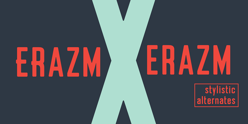 To design the font Erazm, I was inspired by books from the 30’s from Poland.