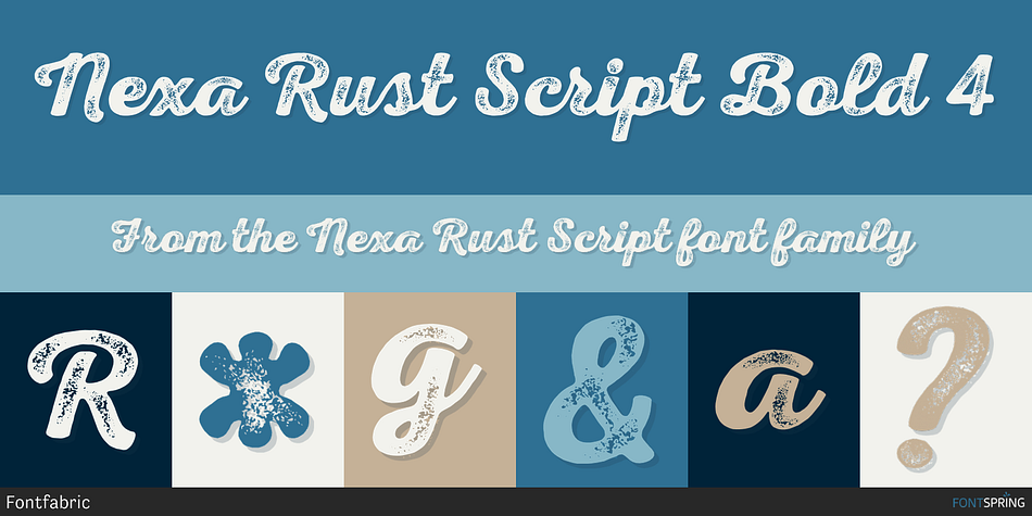 Nexa Rust Script Bold 4 Font