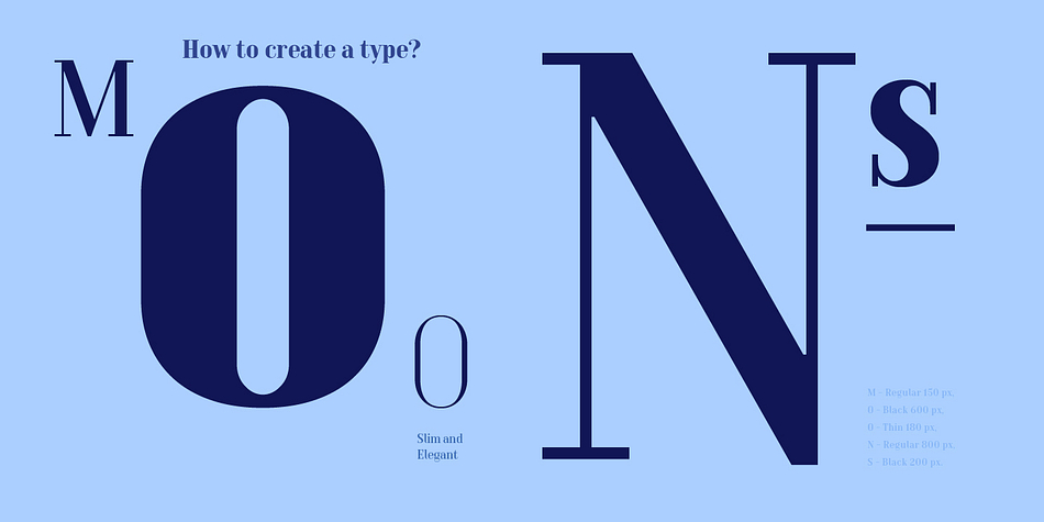 The ideal application range for this typeface is magazines, books and newspaper layout. 

Thanks to its narrow proportions and 5 weights (Thin, Light, Regular, Bold, Black), TT Moons perfectly fits into any contemporary digital design, such as interactive and product design, editorial and corporate web design.