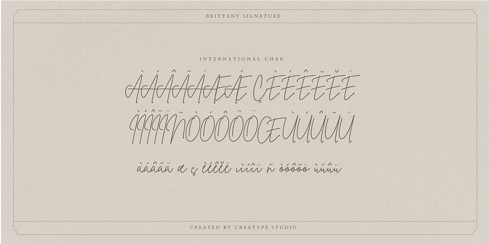 Brittany Signature Font