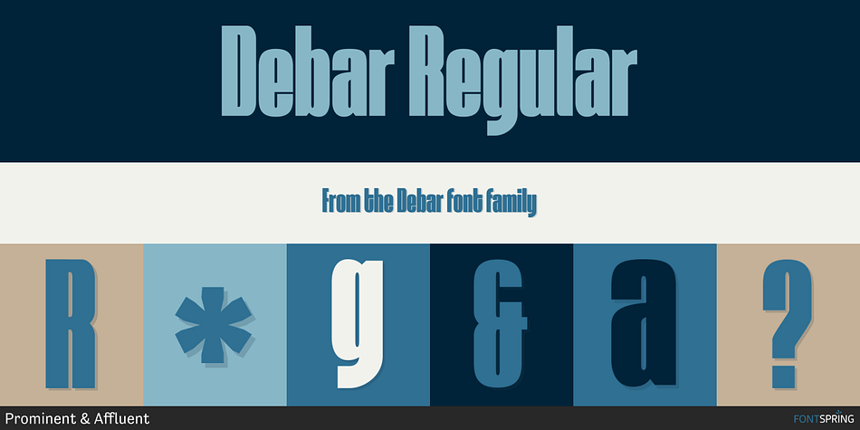 Debar Regular Font