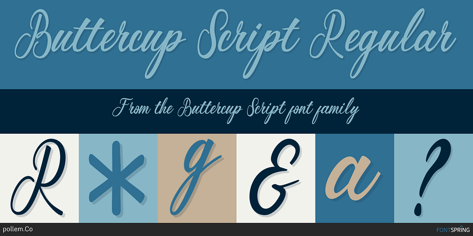 Buttercup Script Regular Font