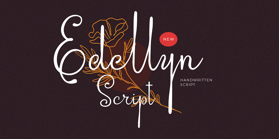 Edellyn Script is a  single  font family.