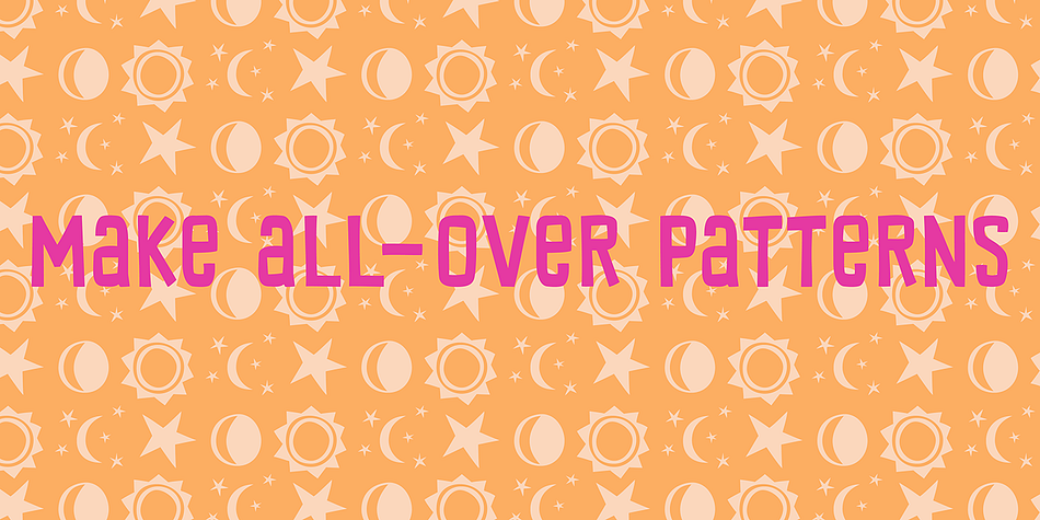 Trailmap font family example.