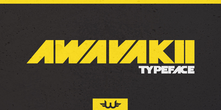 Awavakii typeface was created by Wesley Pastrana in 2010 and updated in 2014 to make it more interesting to look at the people to make posters and advertising with it is a simple source with a unique style.