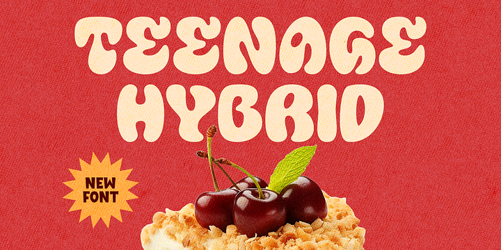 Teenage Hybrid  font family by Teenage Foundry