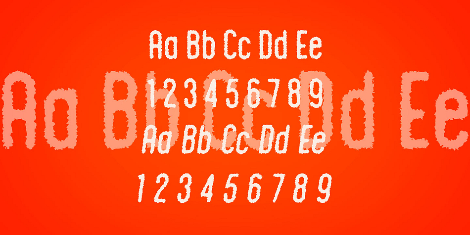 The ‘Chick Chalk’ family is coordinated into letterforms, metrics, and weights to work better together.