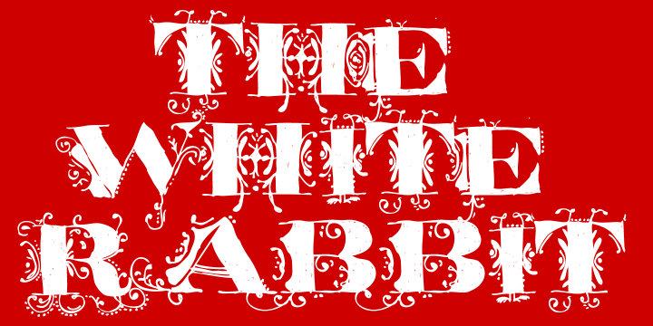 Displaying the beauty and characteristics of the White Rabbit font family.