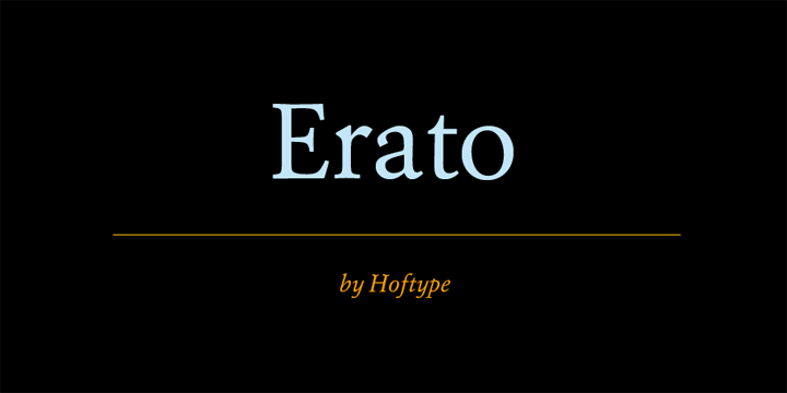 Erato follows the structure of french and dutch 17th century types.