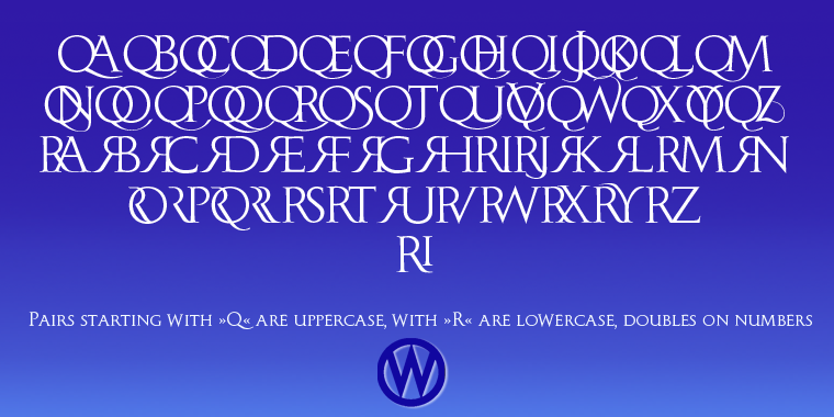 Your long-distance (this was a lot of work) font-designer Gert Wiescher .