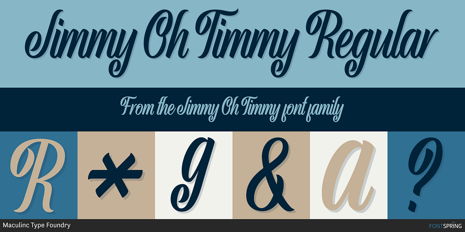 Jimmy Oh Timmy Regular Font