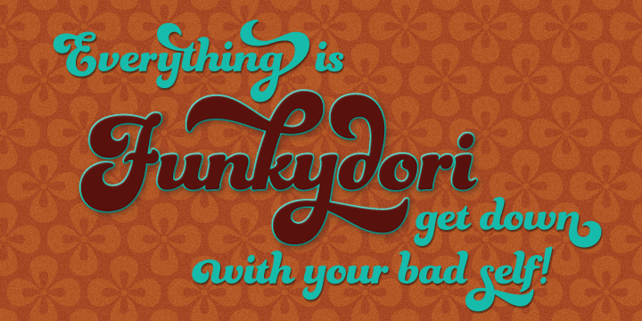 Funkydori is my nod to the groovy and far out days of this decade.