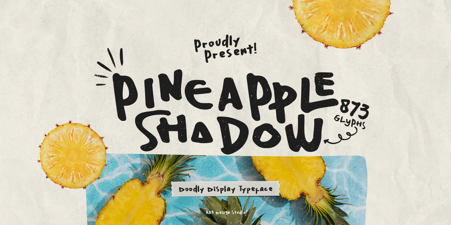 Pineapple Shadow Typeface