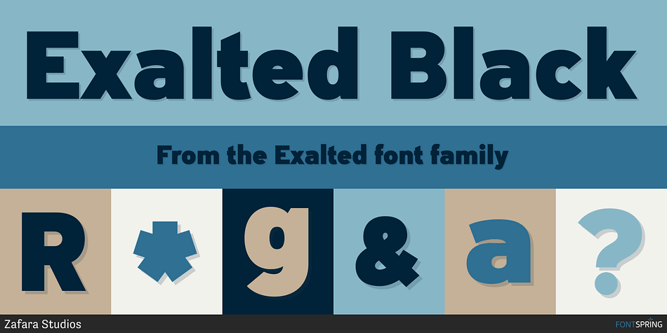 Exalted Black Font