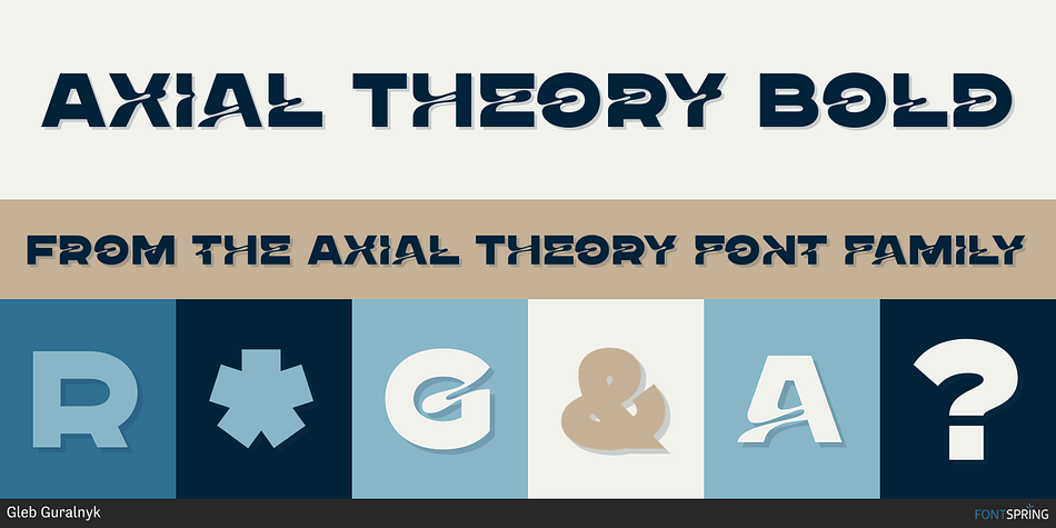 Axial Theory Bold Font
