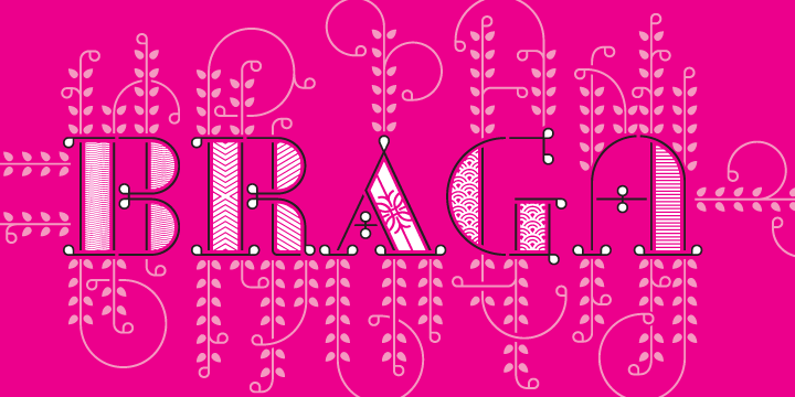 DSType proudly introduces BRAGA, an exuberant baroque typeface, named after a portuguese city, also known as the baroque capital of Portugal.