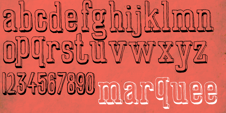 Majordomo font is a font that was based on a vintage unnamed alphabet I found in an old font book.