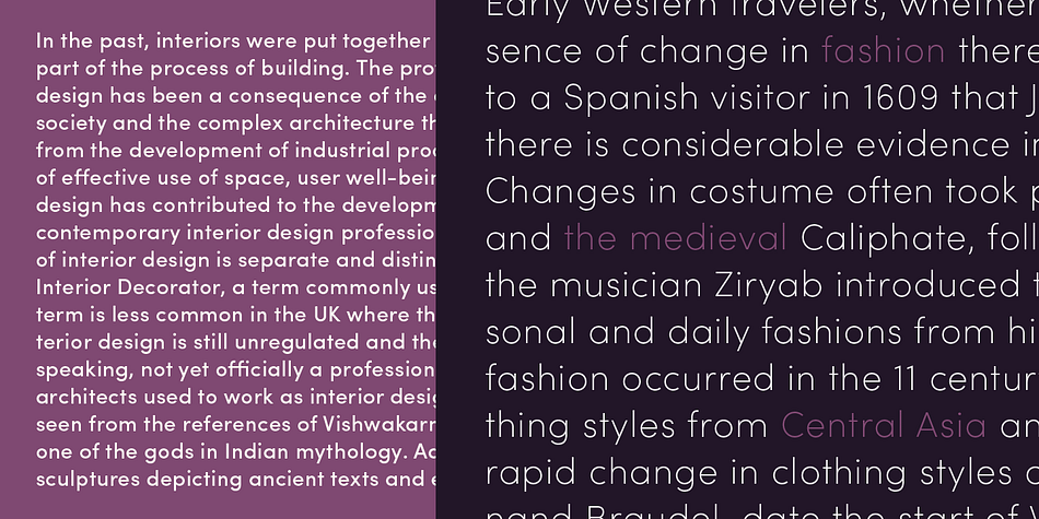 Emphasizing the popular Sofia Pro font family.