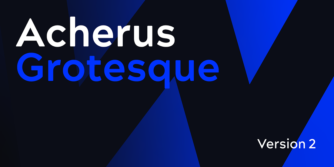 Acherus Grotesque Font Poster