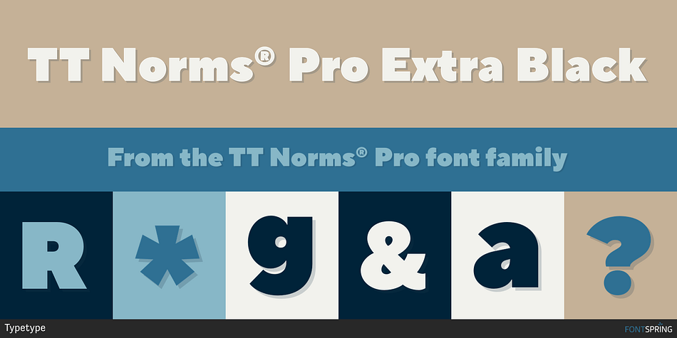 TT Norms® Pro Extra Black Font