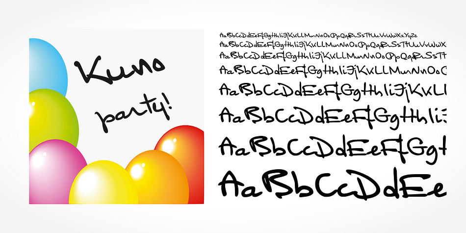 Kuno Handwriting is a beautiful typeface that mimics true handwriting closely.