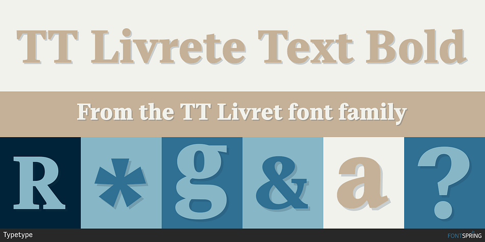 TT Livrete Text Bold Font