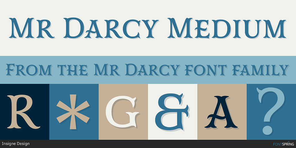 Mr Darcy Medium Font
