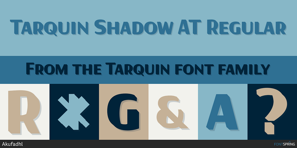 Tarquin Shadow AT Regular Font