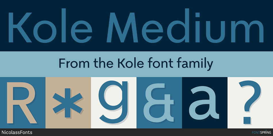 Kole Medium Font