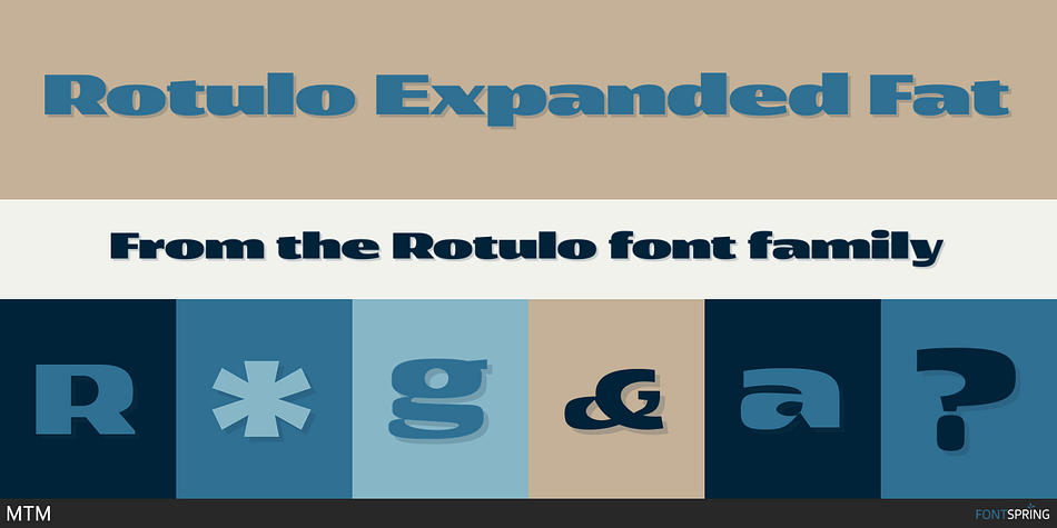 Rotulo Expanded Fat Font