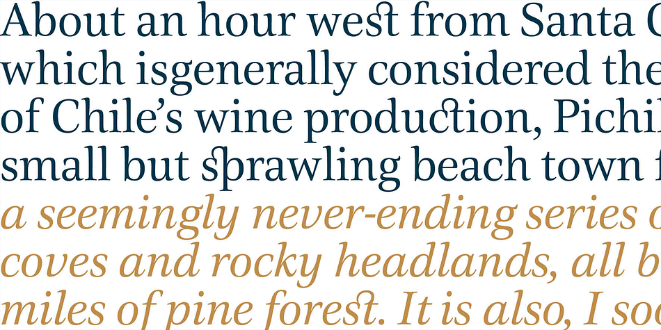 The Civita family consists of 12 styles, comes in OpenType format with extended language support for more than 40 languages.