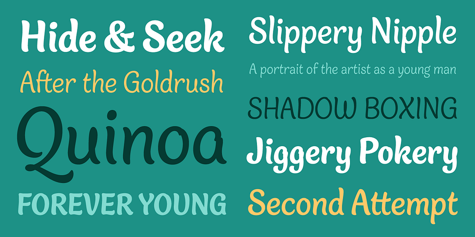 The ‘schoolbook’ a and g are default, but the more adult double storey versions are available through stylistic sets/stylistic alternates.