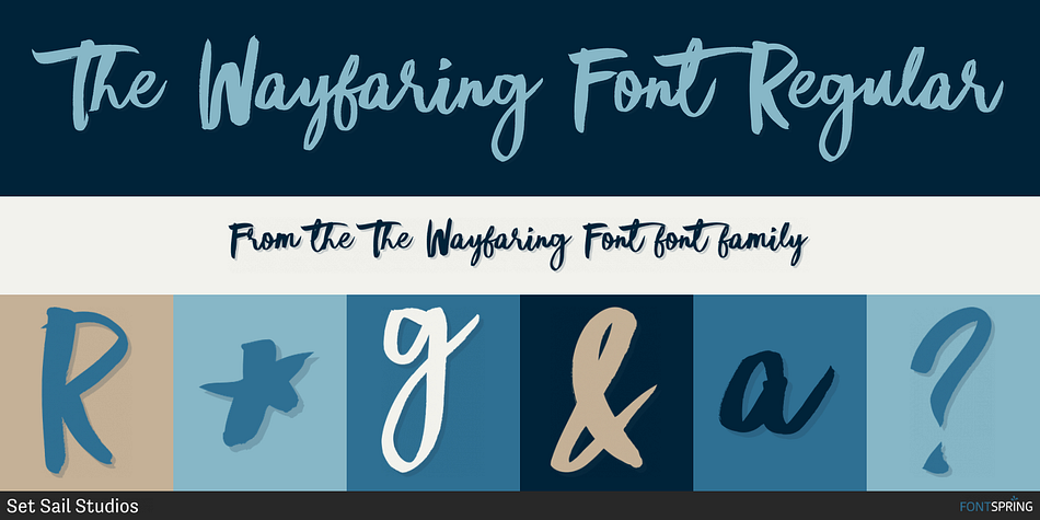 The Wayfaring Font Regular Font